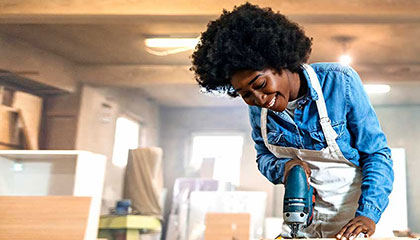 Woman Working