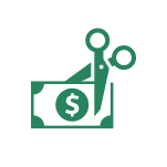 Scissors Cutting Money